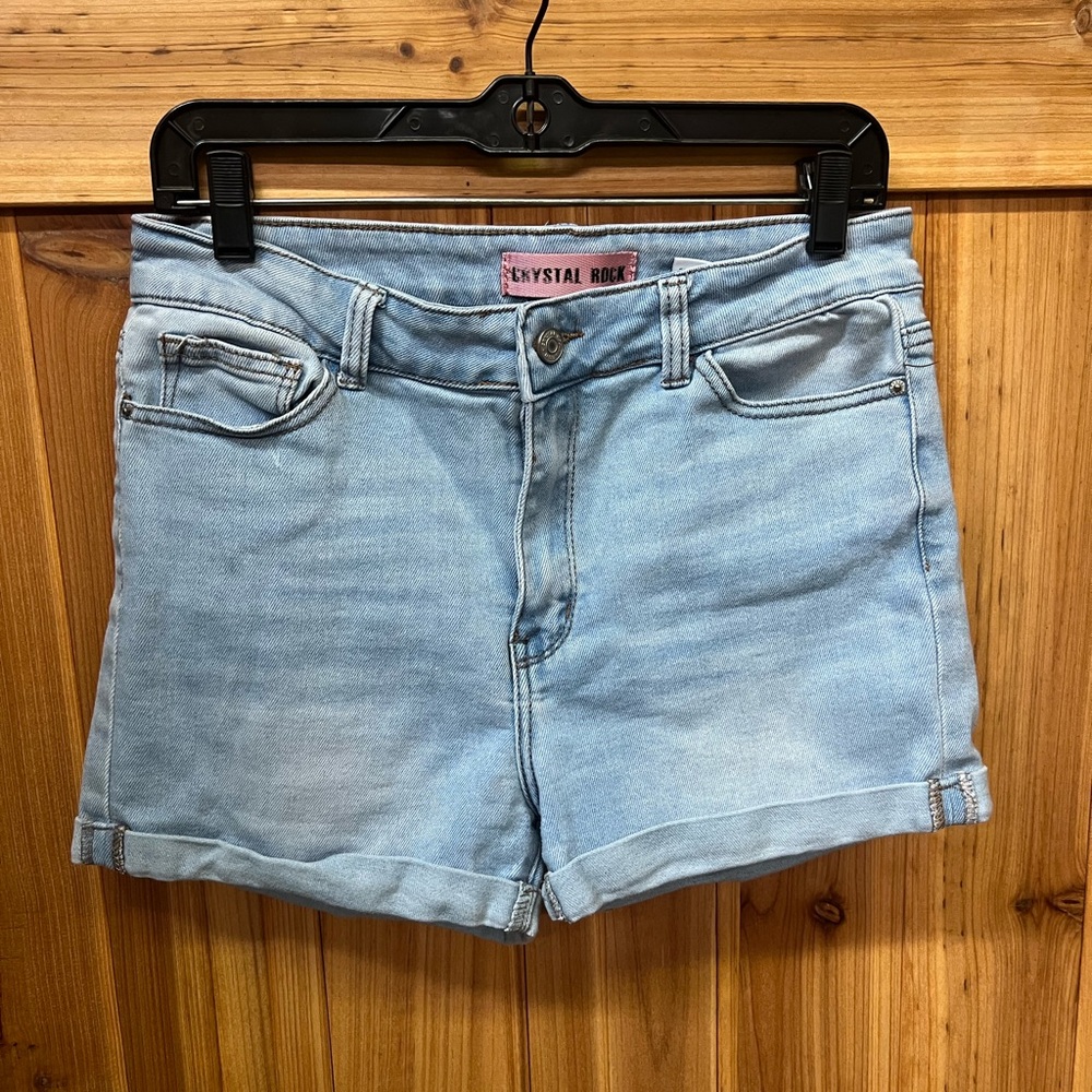 Crystal Rock jeans shorts